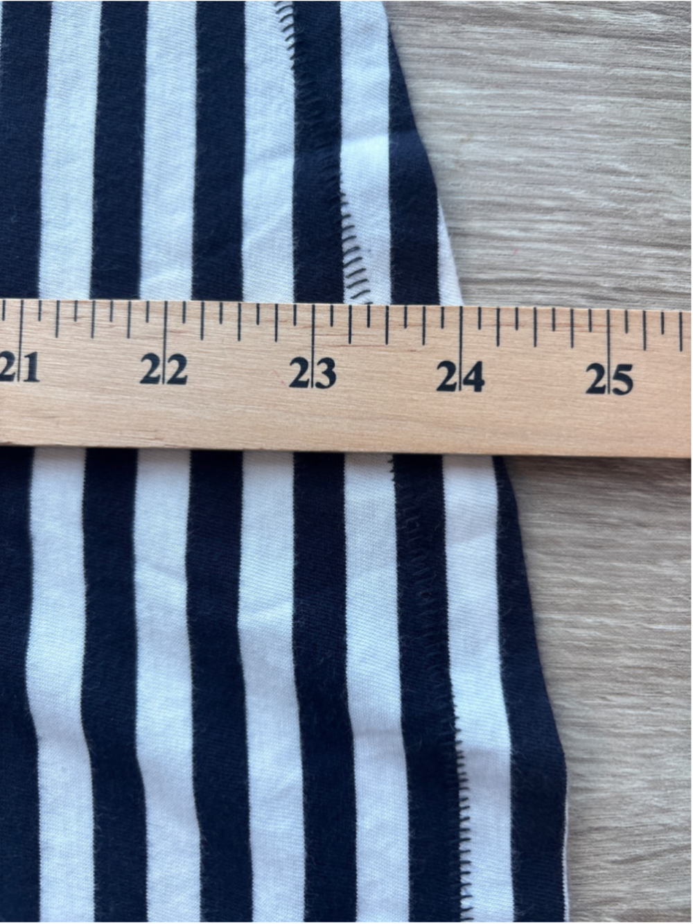 COS Long Sleeve Striped Tee Size S Navy and White Minimalist Preppy Nautical - Picture 6 of 8